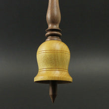 Load image into Gallery viewer, Bell support spindle in yellowheart and walnut