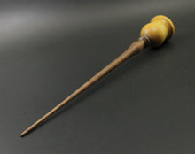 Load image into Gallery viewer, Bell support spindle in yellowheart and walnut
