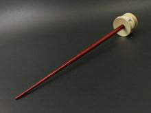 Load image into Gallery viewer, Teacup spindle in holly and hand dyed curly maple