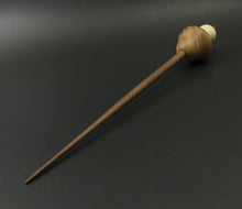 Load image into Gallery viewer, Mushroom support spindle in elm burl, holly, and walnut (<font color="red"<b>RESERVED</b></font> for Sue)