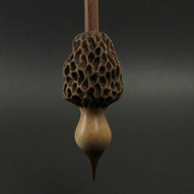 Load image into Gallery viewer, Morel mushroom support spindle in maple and walnut