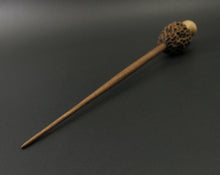 Load image into Gallery viewer, Morel mushroom support spindle in maple and walnut