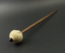 Load image into Gallery viewer, Sheep support spindle in holly and walnut