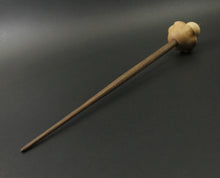 Load image into Gallery viewer, Mushroom support spindle in maple and walnut