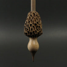 Load image into Gallery viewer, Morel mushroom support spindle in maple and walnut