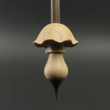 Load image into Gallery viewer, Mushroom support spindle in maple and walnut