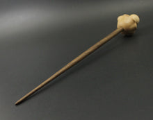 Load image into Gallery viewer, Mushroom support spindle in maple and walnut