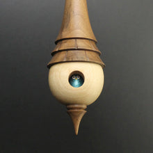 Load image into Gallery viewer, Birdhouse spindle in curly maple and walnut