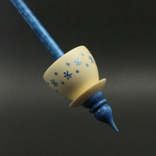 Load image into Gallery viewer, Teacup spindle in holly and hand dyed curly maple
