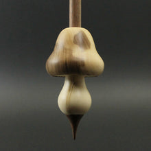 Load image into Gallery viewer, Mushroom support spindle in elm, holly, and walnut