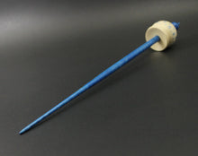 Load image into Gallery viewer, Cauldron spindle in holly and hand dyed curly maple