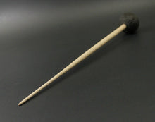 Load image into Gallery viewer, Sheep support spindle in African blackwood and curly maple