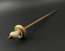 Load image into Gallery viewer, Mushroom support spindle in yew, holly, and walnut