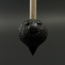 Load image into Gallery viewer, Sheep support spindle in African blackwood and curly maple