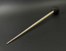 Load image into Gallery viewer, Sheep support spindle in African blackwood and curly maple