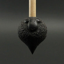 Load image into Gallery viewer, Sheep support spindle in African blackwood and curly maple