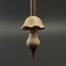 Load image into Gallery viewer, Mushroom support spindle in maple and walnut