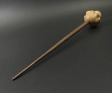 Load image into Gallery viewer, Mushroom support spindle in maple and walnut