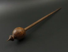 Load image into Gallery viewer, Egg bead spindle in thuya burl and walnut