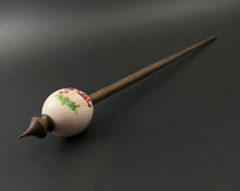 Load image into Gallery viewer, Egg bead spindle in maple and walnut