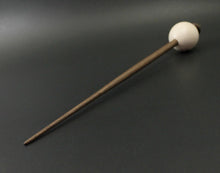 Load image into Gallery viewer, Egg bead spindle in maple and walnut
