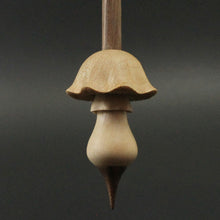 Load image into Gallery viewer, Mushroom support spindle in maple and walnut (<font color="red"<b>RESERVED</b></font> for Malachi)
