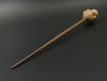 Load image into Gallery viewer, Mushroom support spindle in maple and walnut (<font color="red"<b>RESERVED</b></font> for Malachi)