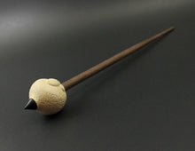Load image into Gallery viewer, Sheep support spindle in holly and walnut
