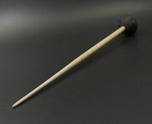 Load image into Gallery viewer, Sheep support spindle in African blackwood and curly maple