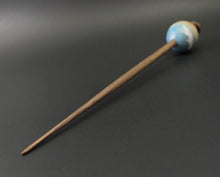 Load image into Gallery viewer, Egg bead spindle in maple and walnut