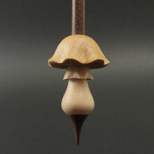Load image into Gallery viewer, Mushroom support spindle in maple and walnut