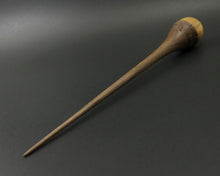 Load image into Gallery viewer, Wee folk spindle in canarywood and walnut