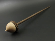 Load image into Gallery viewer, Acorn support spindle in maple and walnut
