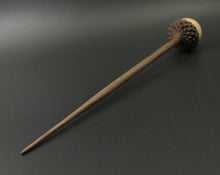 Load image into Gallery viewer, Acorn support spindle in maple and walnut