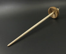 Load image into Gallery viewer, Drop spindle in maple burl and curly maple
