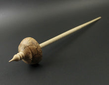 Load image into Gallery viewer, Tibetan style spindle in maple burl and curly maple