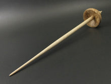 Load image into Gallery viewer, Tibetan style spindle in maple burl and curly maple