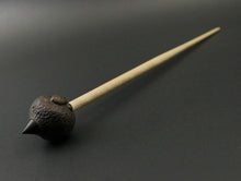 Load image into Gallery viewer, Sheep support spindle in walnut and curly maple