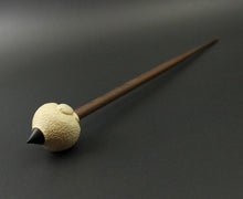 Load image into Gallery viewer, Sheep support spindle in holly and walnut