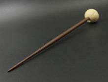 Load image into Gallery viewer, Sheep support spindle in holly and walnut