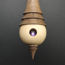 Load image into Gallery viewer, Birdhouse spindle in maple and walnut