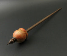 Load image into Gallery viewer, Cauldron spindle in flame box elder and walnut (<font color="red"<b>RESERVED</b></font> for Mindy)