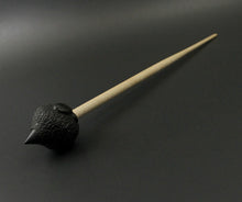 Load image into Gallery viewer, Sheep support spindle in African blackwood and curly maple