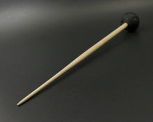 Load image into Gallery viewer, Sheep support spindle in African blackwood and curly maple