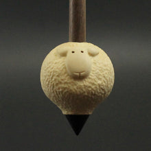 Load image into Gallery viewer, Sheep support spindle in holly and walnut