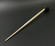 Load image into Gallery viewer, Sheep support spindle in African blackwood and curly maple