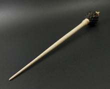 Load image into Gallery viewer, Dragon egg bead spindle in cocobolo and curly maple