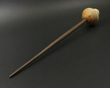 Load image into Gallery viewer, Mushroom support spindle in yew, holly, and walnut
