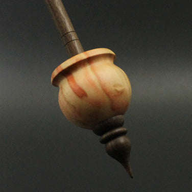 Cauldron spindle in flame box elder and walnut