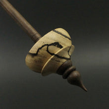 Load image into Gallery viewer, Tibetan style spindle in spalted hackberry and walnut